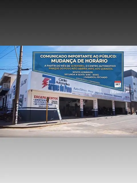 Post de Centro Automotivo Parque do Povo no Instagram