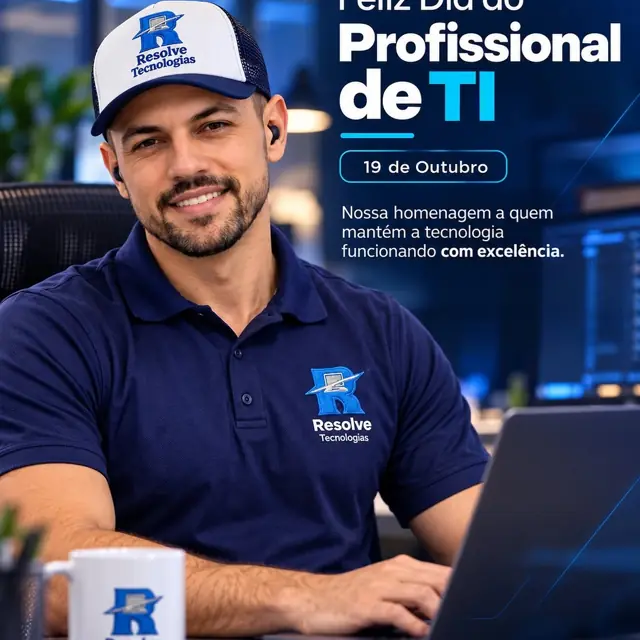 Post de Suporte de TI - Resolve Tecnologias no Instagram